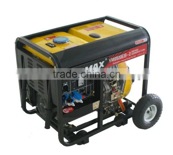 7kva Air Cooled Portable Open Type Diesel Generator photo-2