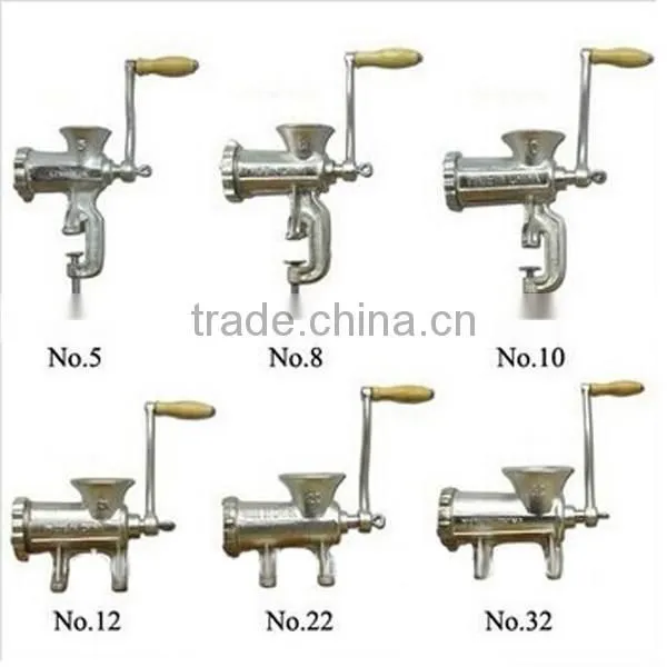 Hand Operate Cast Iron Electroplate Tinned 5# Manual Meat Grinder photo-2