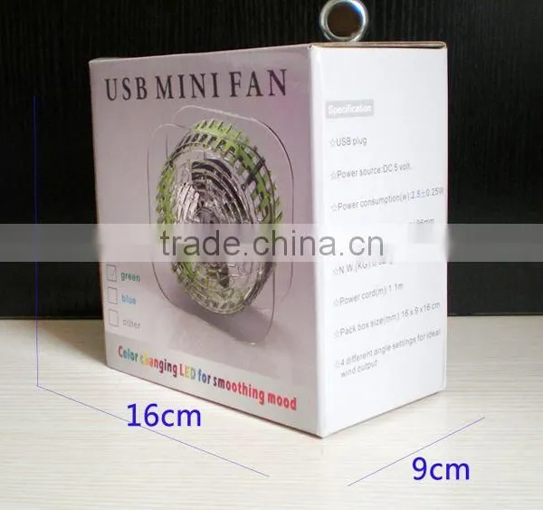 Metal Fan Blade Handled Small Desk Fan photo-3