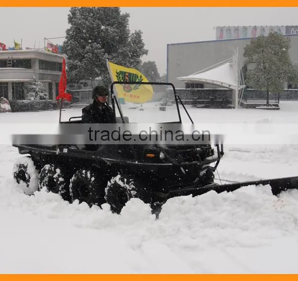 XBH 8x8-2 Amphibious Vehicle With Forklift Reversible Snow Plough Shovel Snow Special Car Snow Cleaning Vehicle photo-4