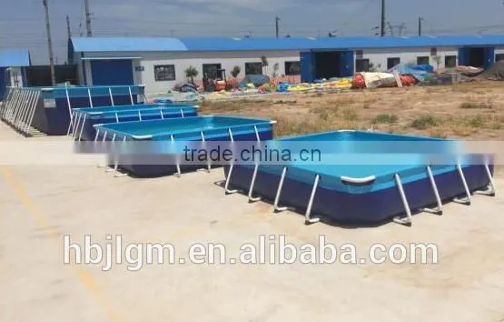 Pvc Vinyl Knitted Inflatable Fabric for Inflatable Swimming Pools photo-3