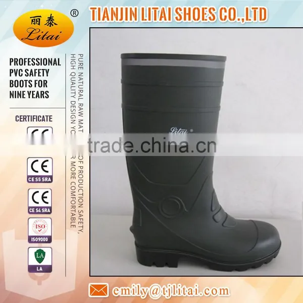 Cheap Men Black Safety Work Boots photo-2