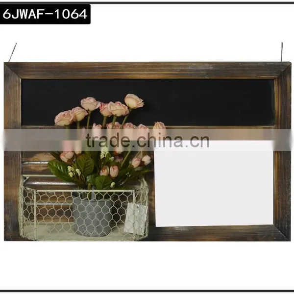 Antique Country Design Verticle Wall Hanging Planter photo-2