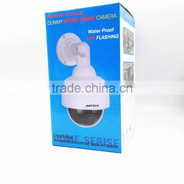 Wireless Dummy Speed Dome Security Camera, Waterproof LED Flashing Red Light Realistic CCTV Camera For Wholesale photo-5