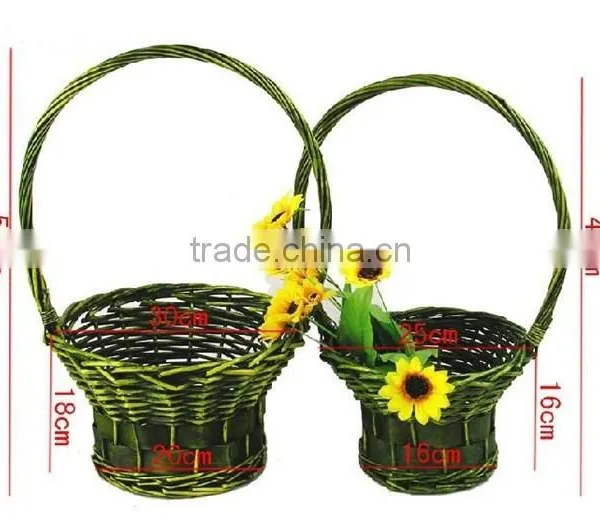 Handmade Christmas Decorative Basket Flower photo-4
