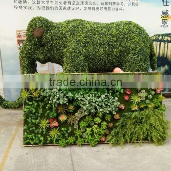 Artificial Green Plants Wall for Sale photo-2