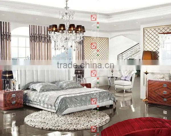 King Size Leather Bed Frame, King Bed Frame, Leather Bed Frame LV-B9016-RE photo-4