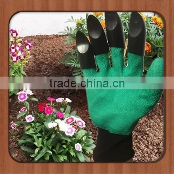 ABS Plastic Garden Digging Genie Gloves With Claws photo-2