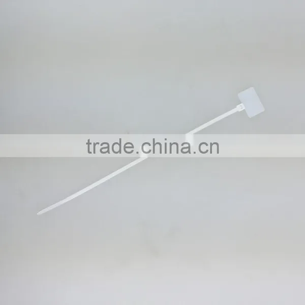 Hot Sale Double Thin Aluminumplastic Flexible Plastic Cable Marker Ties Tag Fasteners Straps Wraps Strip Holder Tag