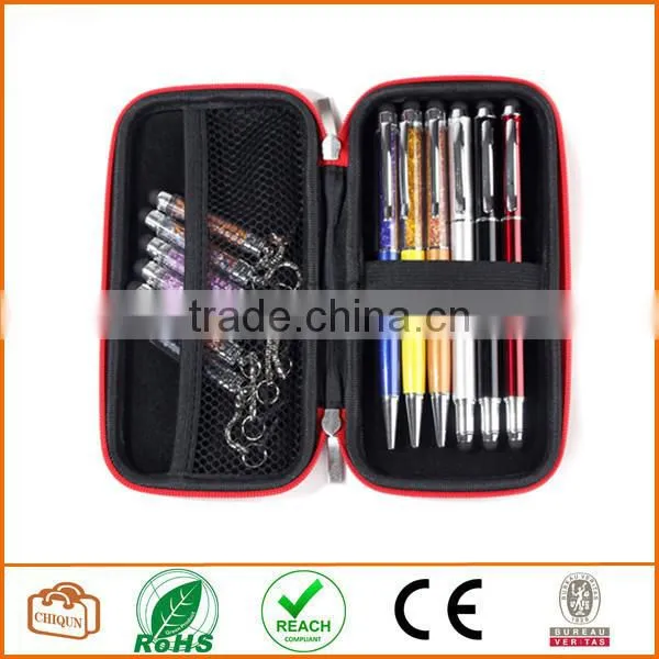 EVA Carrying Case/Bag/Pouch/Holder for Stylus Touch Pen,Ballpoint Pen-Black/Red photo-2