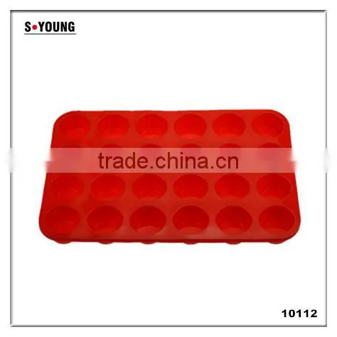 10112 24pcs CUPS Shape Silicone Cake Mold photo-2
