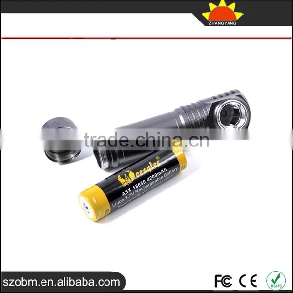 New Arrival A-D5 Aluminum Alloy Mini XPG-R5 3 Modes LED Flashlight Torch With Clips and Magnet photo-6