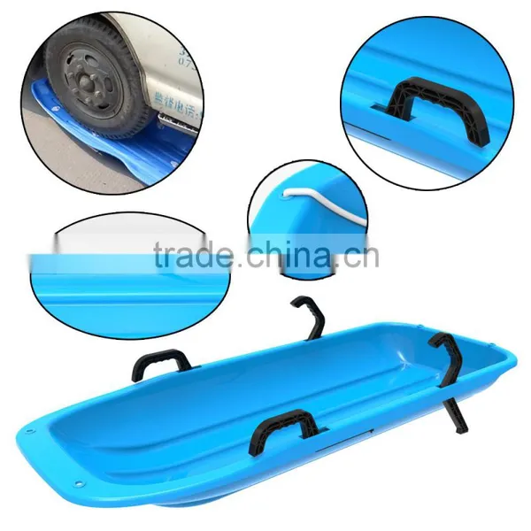 Downhill Thunder Kid's / Toddler Winter Toboggan Snow Sled 48-inch Plastic Snow Racer Sled photo-3