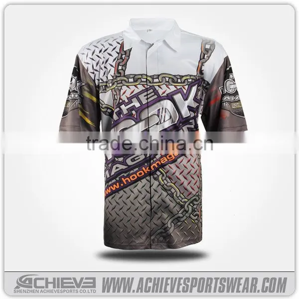 Racing Pit Crew Shirt Wholesale/Racing Custom Dartsshirts photo-3