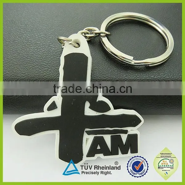 Oeko-tex Certificate Soft Pvc Rubber Custom PVC Keychain for Business Promotion photo-3