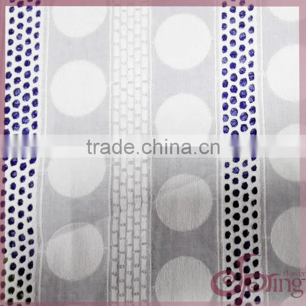 Geometric White Embroidery 100% Cotton Polish Lace Fabric Trimming for Dress, Blouse, Tops photo-2