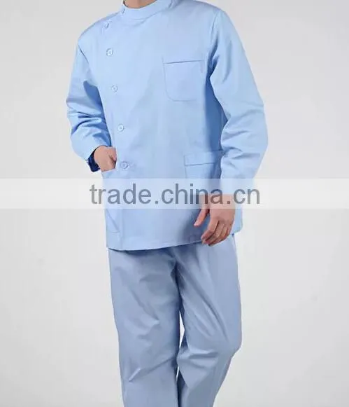 2017 ZX High Quality 100% Cotton Poplin Men Nurse Clothes photo-2