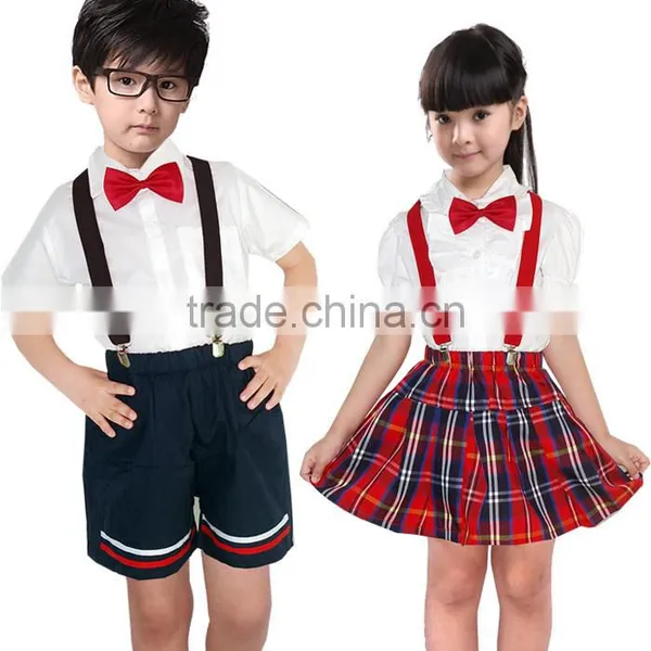 New Cutomized Primary School Uniform Shirts Kids School Uniforms Wholesale photo-3