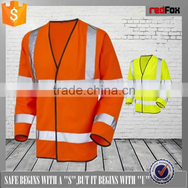 Waterproof Safety Polyester Vest With Long Sleeves photo-5