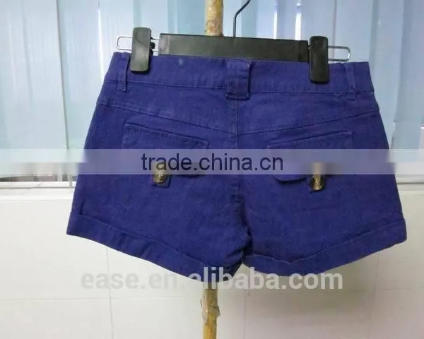 New Arrival Wholesale Customized Skinny Jeans Shorts Women 2016 photo-2