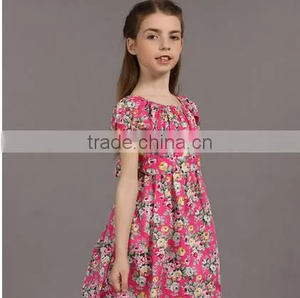 Girls Summer Dress 2018 New Design Floral Lovely Dress photo-3