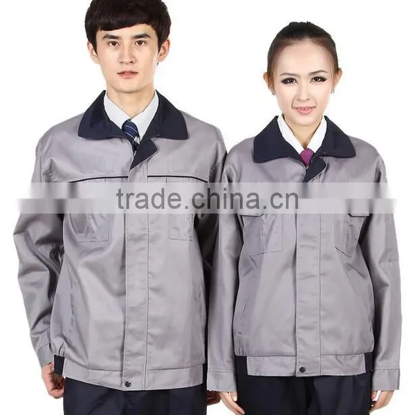 Custom Latest Simple Professional Work Clothes Work Jackets Work Uniform Design photo-3