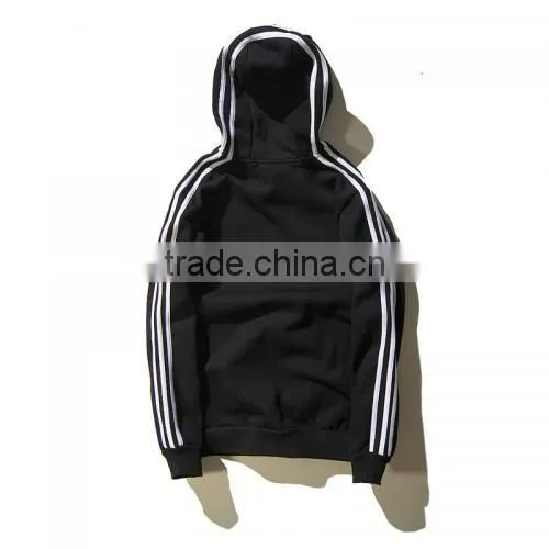 Cotton Reflective Men Sweatshirts Different Size for Choice & More Thicker and More Wool & Loose Printed Letter Black 67727 photo-2