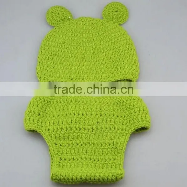 Crochet Animal Costume Baby Hat and Pants Set for Baby photo-3