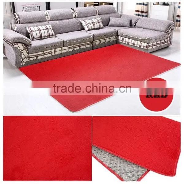 14 Colors House Living Room Bedroom Polyester Fiber Floor Rug Carpet Anti-Skid Shaggy Area Rug Floor Mat Free Shipping photo-5