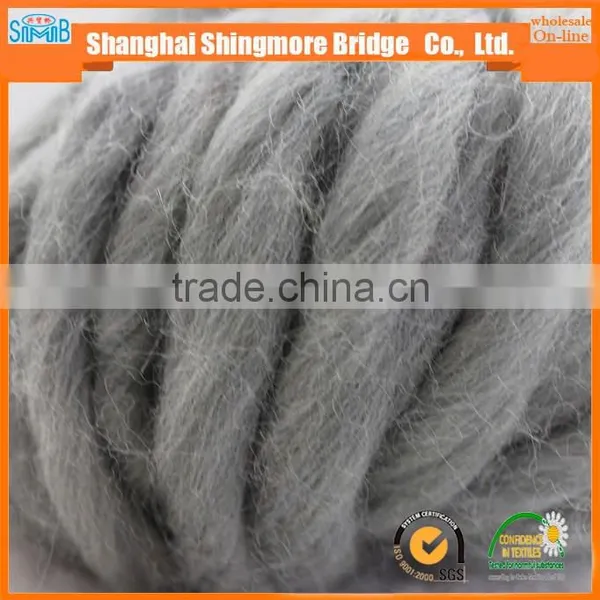 China Thick Wool Textile Yarn Factory Direct Wholesale Oeko Tex Certified 1/0.2Nm Wool Yarn, Chunky Yarn, Chunky Wool Yarn photo-3