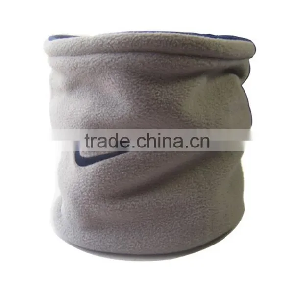Double Layers Two Colors Polar Fleece With Brand Logo Snood Neck Warmer photo-4