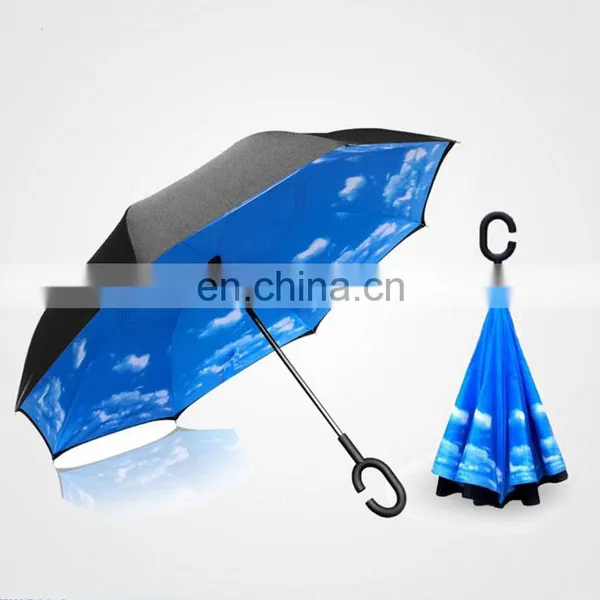 Windproof Car Inverted Umbrella photo-2