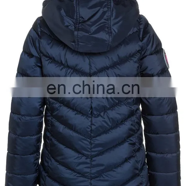 Oem Wholesale Fancy Girls Frock Design Down Jacket photo-6