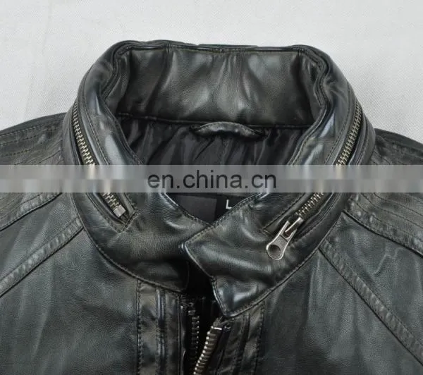 2015 Latest Fashion Hotsale Spring Handsome PU Leather Jacket for Men photo-4
