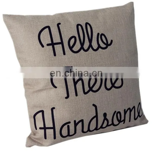 Fashion New Design Handmade Cushion Cover50x50 Wholesale Linen Sofa Decorative Machine Embroidery Designs Cushion Cover photo-2