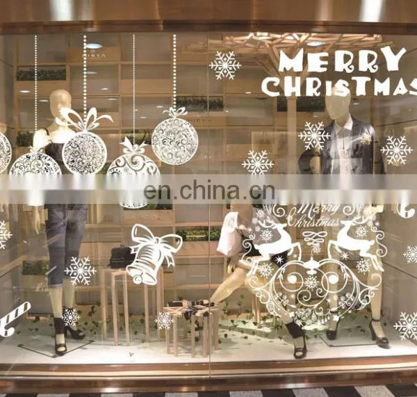 2017 New Christmas Decotation Wall Sticker ,Christmas Shop Window Sticker, Christmas Glass Window Stick photo-3