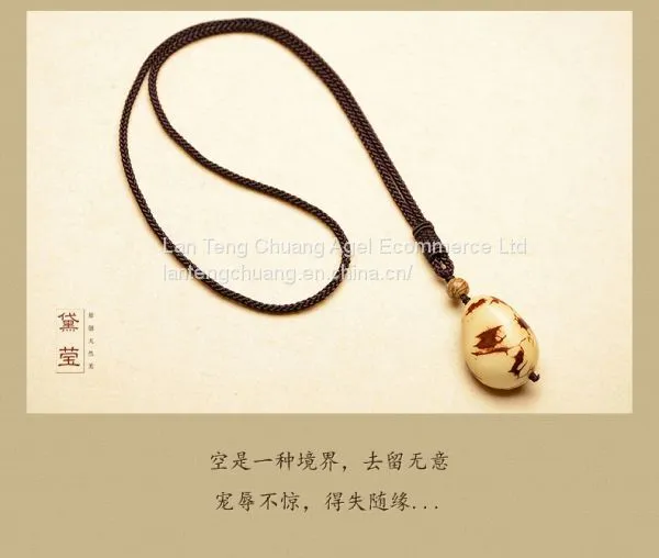 Original Vintage Pendant Pendant All-match Clothing Accessories Decor Sweater Chain Pendant Necklace Fashion Folk Style photo-2