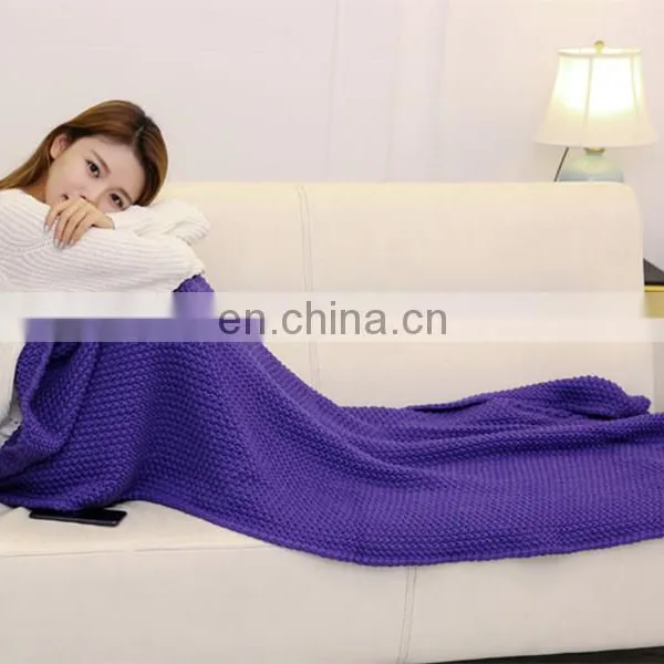 High Quality Fuchsia and Purple Soft Blanket photo-6