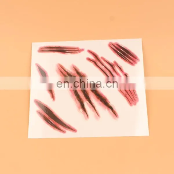 Halloween Decoration Face Mask Stickers for Horror Cosplay Halloween Party photo-5