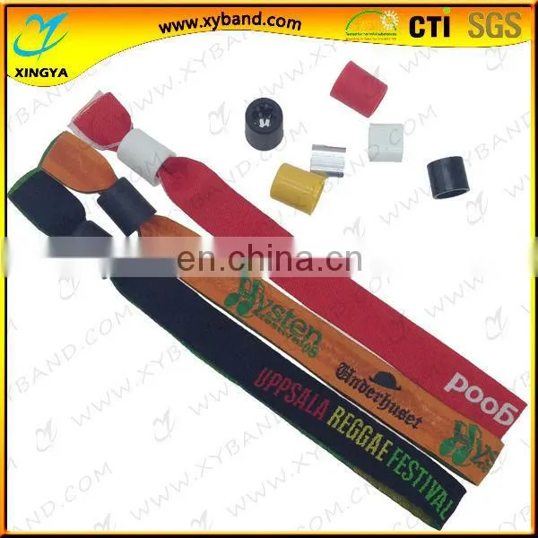 Identification Comfortable Polyester Christmas Woven Wristband