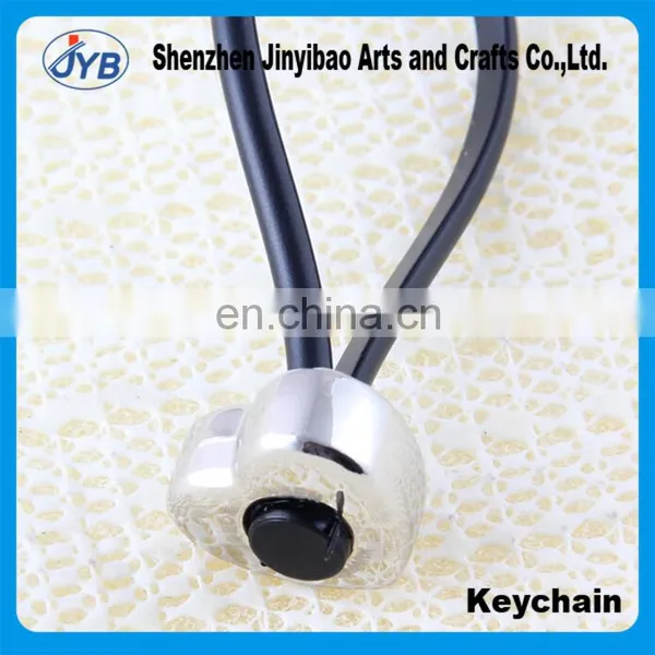 Alloy Love Peach Heart Couple Key Chain Creative Cute Leather Key Ring Key Chain New Wholesale photo-2