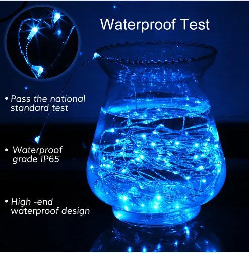 3M 5M LED String Copper Wire Battery Operated LED String Fairy Lights Party Wedding Christmas Decoration photo-4