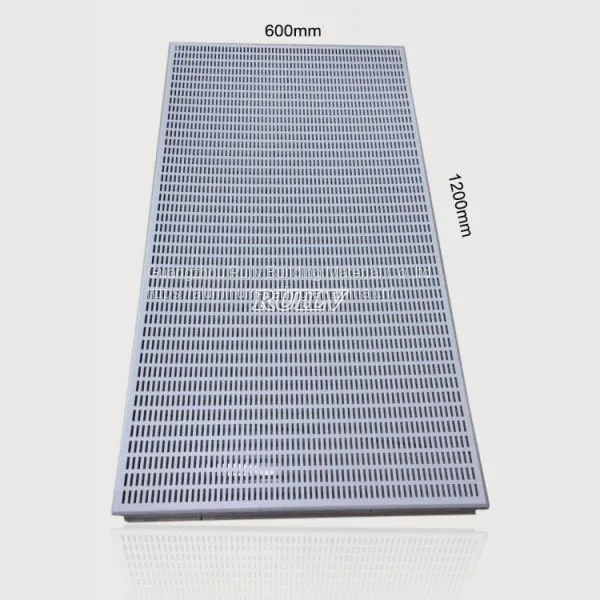 600*1200mm Aluminum Clip in Ceiling/Aluminum Ceiling With Rectangle Hole/ Metal Ceiling Tile for AuDI 4S Store photo-5