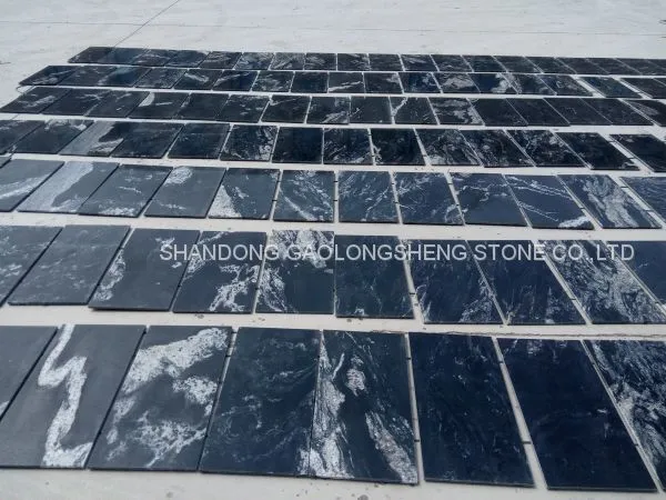 Black Landscape Granite,Royal Ballet,Negro Santiago Granite,black Waves Granite,black Granite Wall Pavings photo-5