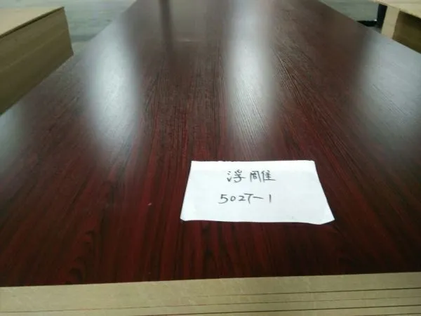 Melamine Faced 3MM MDF Board Made in China photo-2