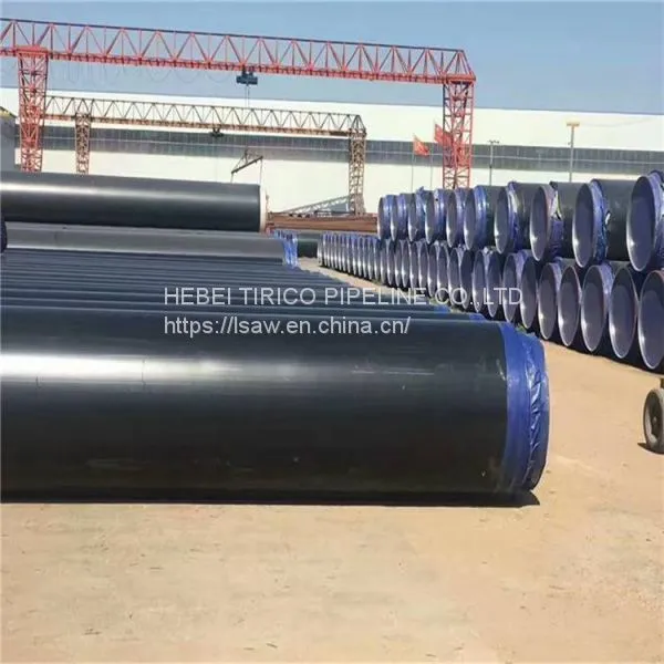 With Coal Tar Pitch Anti Corrosion Steel Pipe High Density Polyethylene Coat photo-3