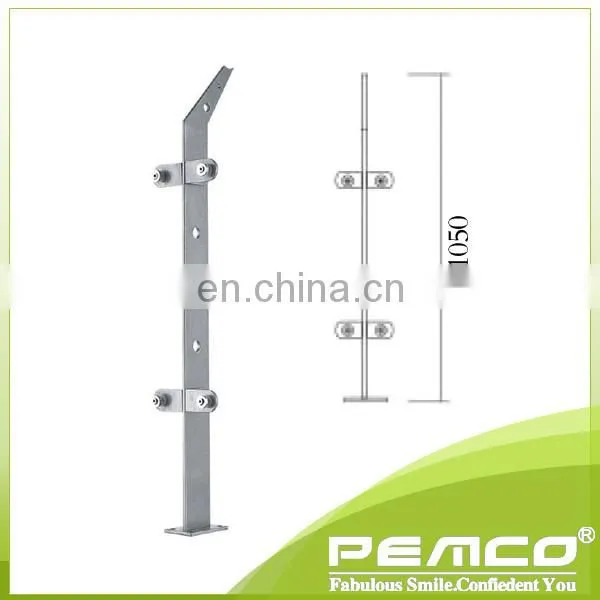 Air Port / Supermarket Use Balcony Glass Stainless Steel Railing Design photo-6