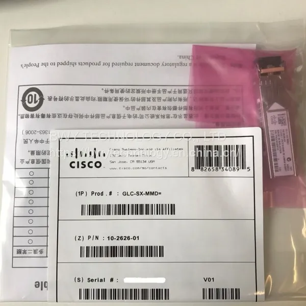 Cisco GLC-SX-MMD 1000BASE-SX SFP Transceiver Module, MMF, 850nm, DOM photo-5