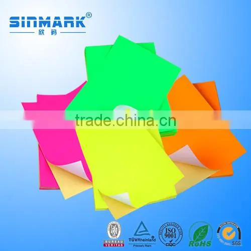 SINMARK Color Label Sticker Paper a4 Label Waterproof Sticker photo-3