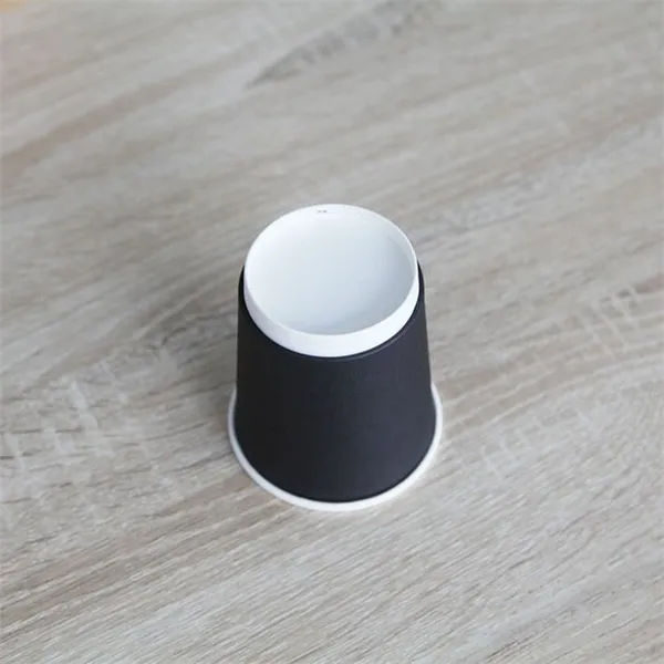 Environmentally Friendly Biodegradable Black Hollow Hot Drink Cups photo-2